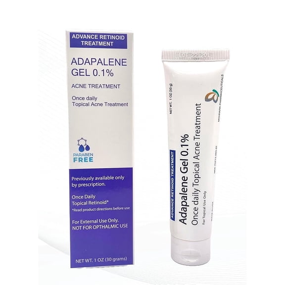 Adapalene Gel, 0.1% Topical Acne Treatment