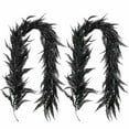 thumbnail image 1 of Adapan 1PC Artificial Fern Garland, Hanging Greenery Vine Plant for Indoor Outdoor Home Decor, Wall Hanging & Party Decoration,Black, 1 of 8