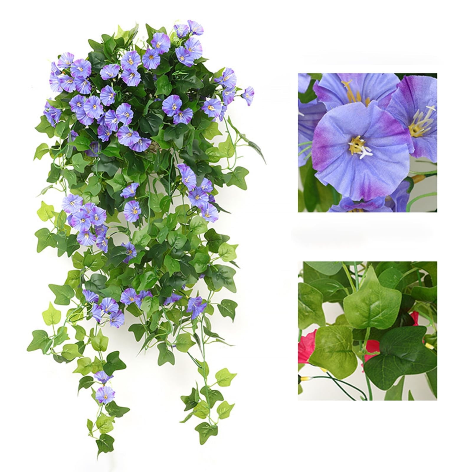 Adapan Artificial Morning Glory Flowers - Synthetic Outdoor 