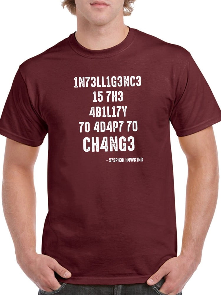 Adapt To Change Men T-Shirt, Male x-Large - Walmart.com
