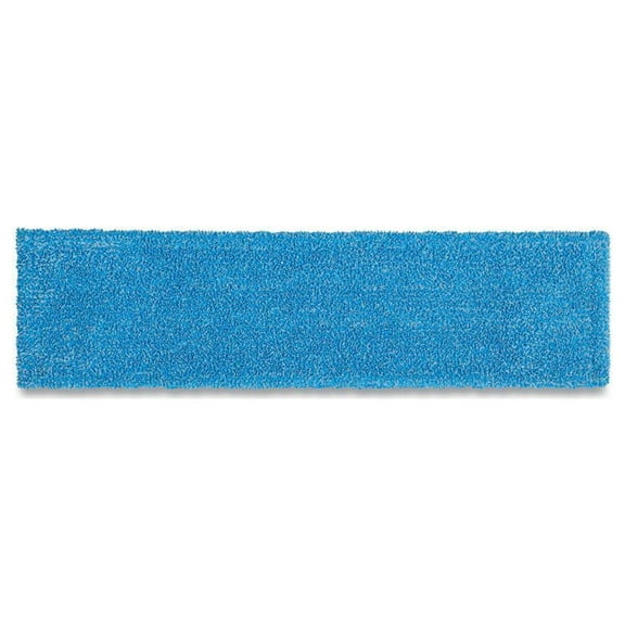 Adaptable Flat Mop Pads Microfiber 19.5 x 5.5 Blue 2132427