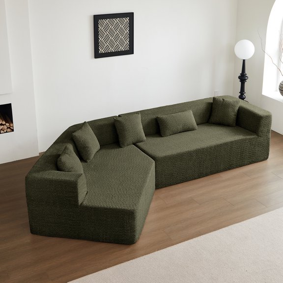 Adaptable Sectional + Multiple Scenes - Suitable for Various Rooms