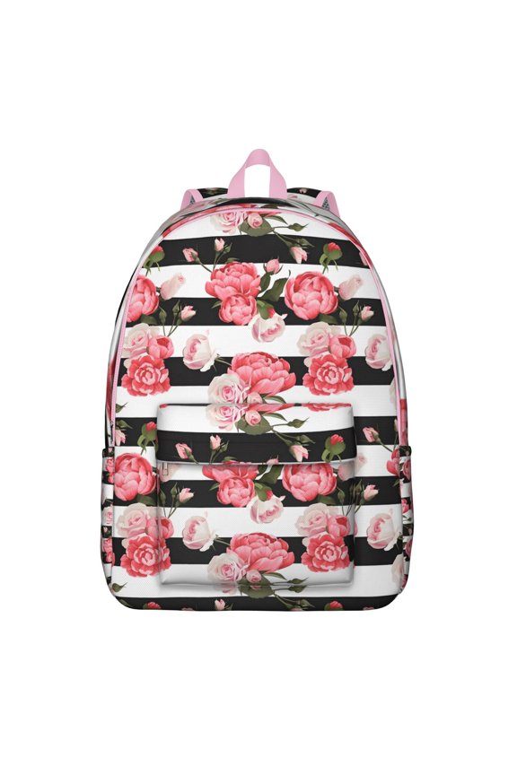 Adaptable Sunflower Pattern Backpack with Multiple Compartments, Perfect for Student and Professional Needs, Comfortable Design, Thank You Gift