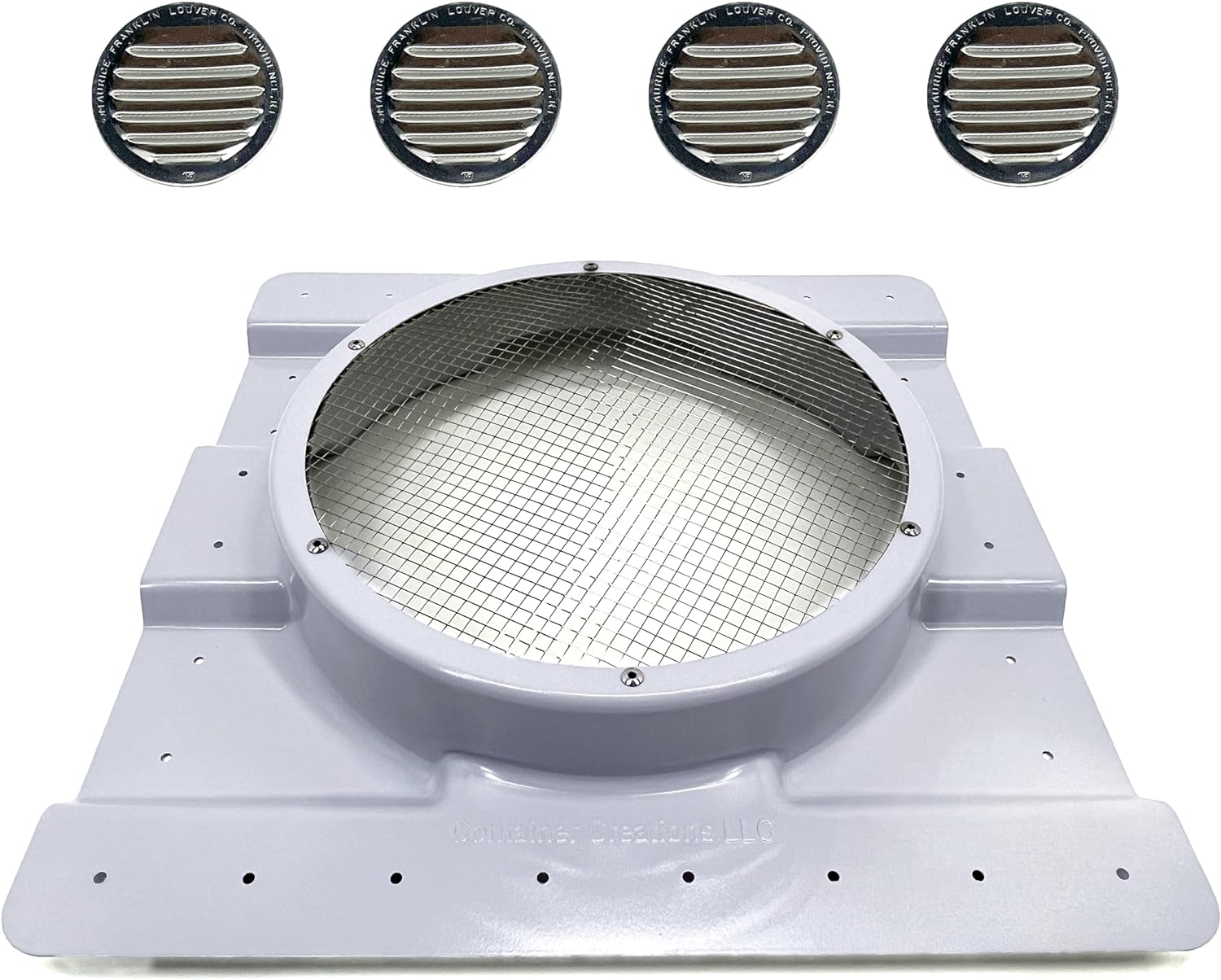 Adaptair Roof Vent System For Conex Containers Includes Intake Vents