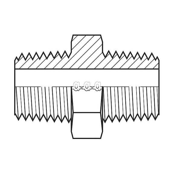 Adaptall Hose Adapter,1/2",BSPT,1/2",BSPT 9010-0808