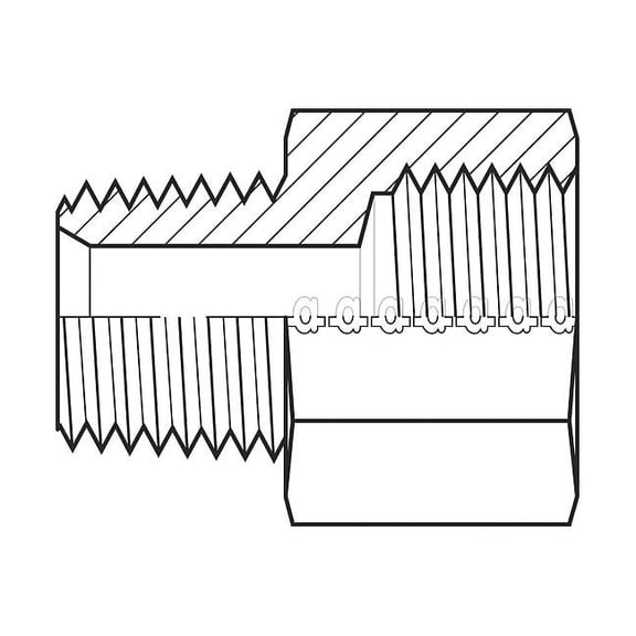 Adaptall Hose Adapter,1/4",BSPP,1/8",JIC 9037-0204