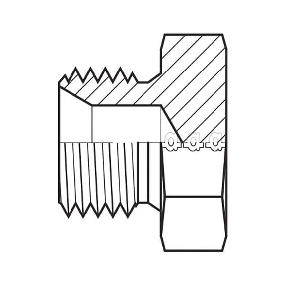 Adaptall Hose Adapter,1/4",BSPP 9030-04
