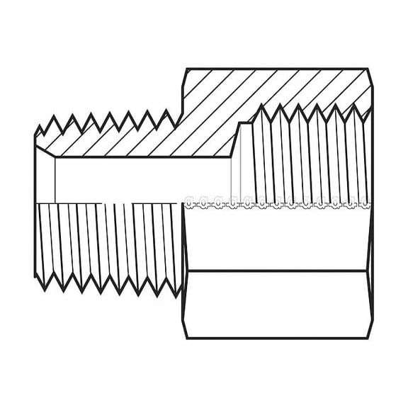 Adaptall Hose Adapter,1/8",NPT,10 mm 9325-02-10x1.5