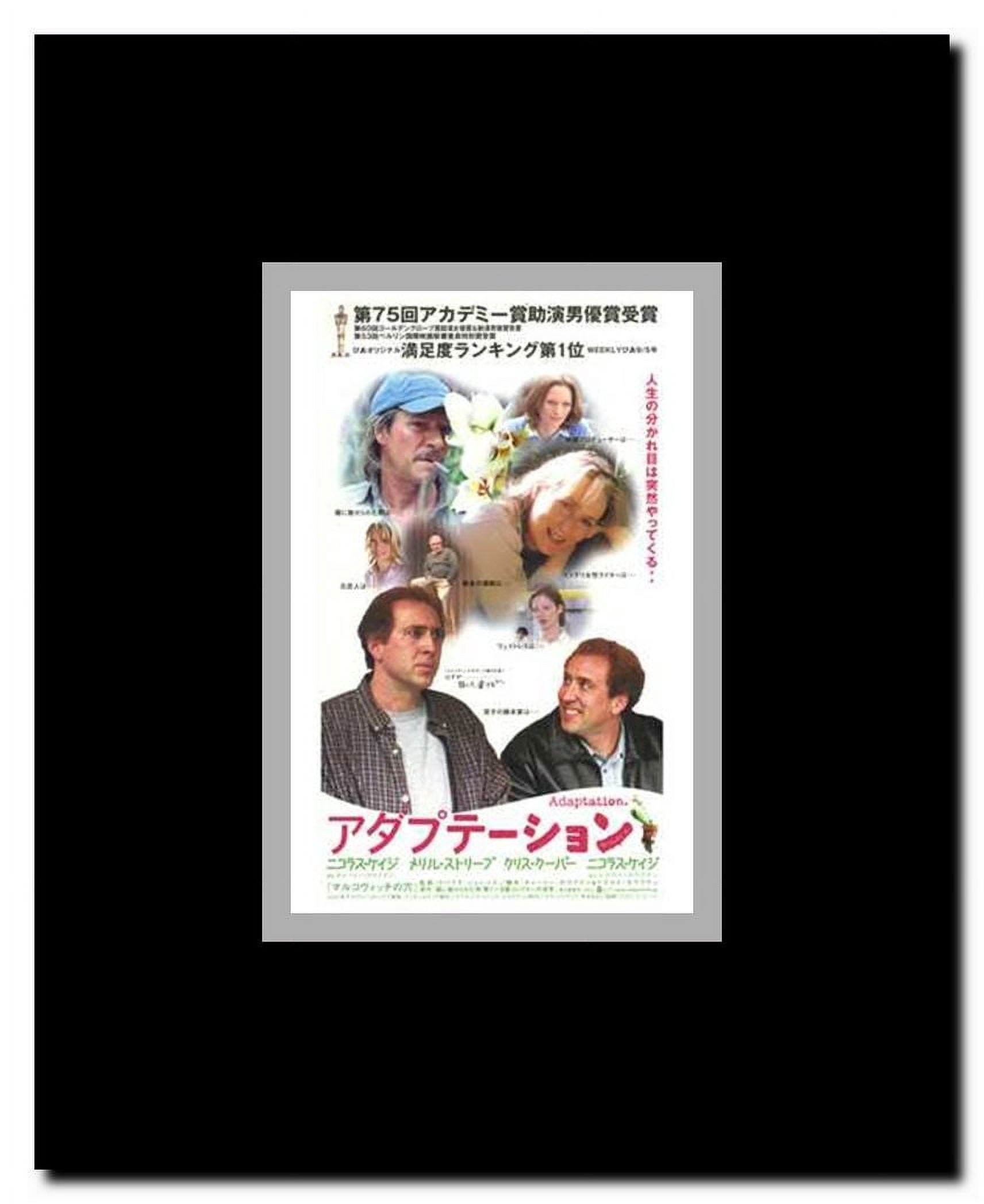 Adaptation Framed Movie Poster