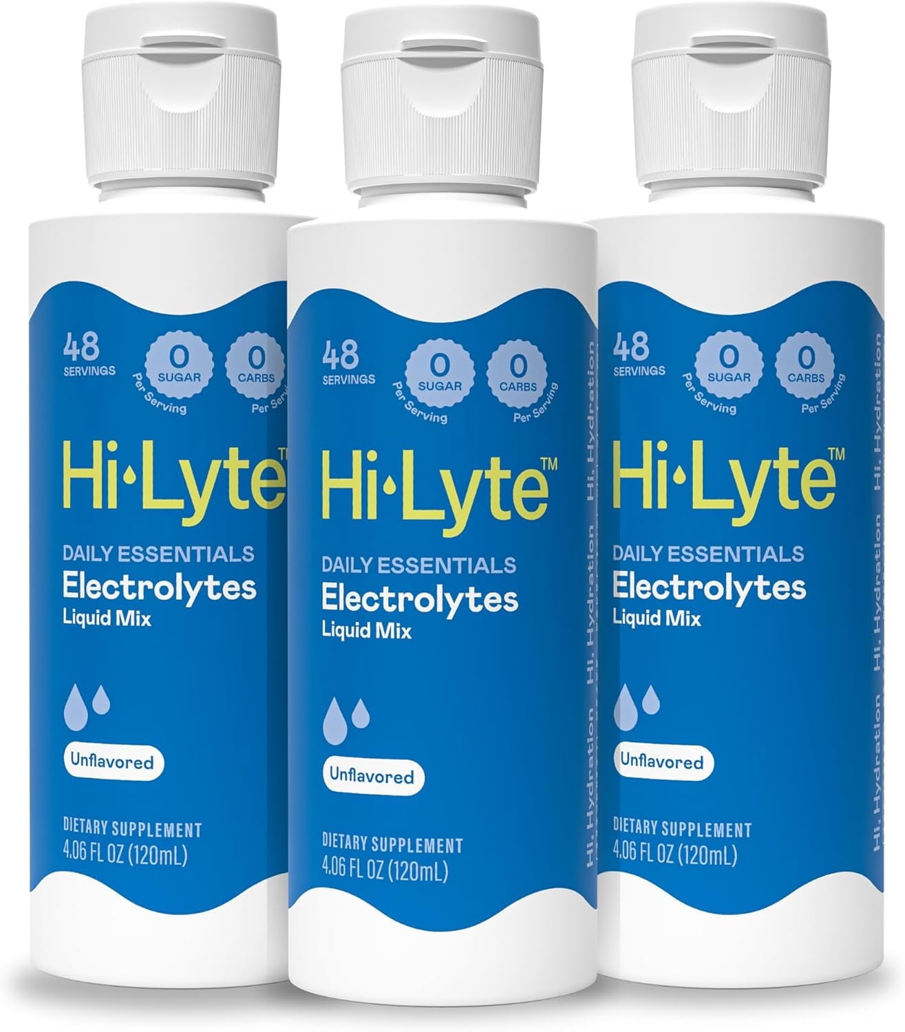 Hi-Lyte Concentrate Unflavored Liquid Electrolyte | 144 Servings