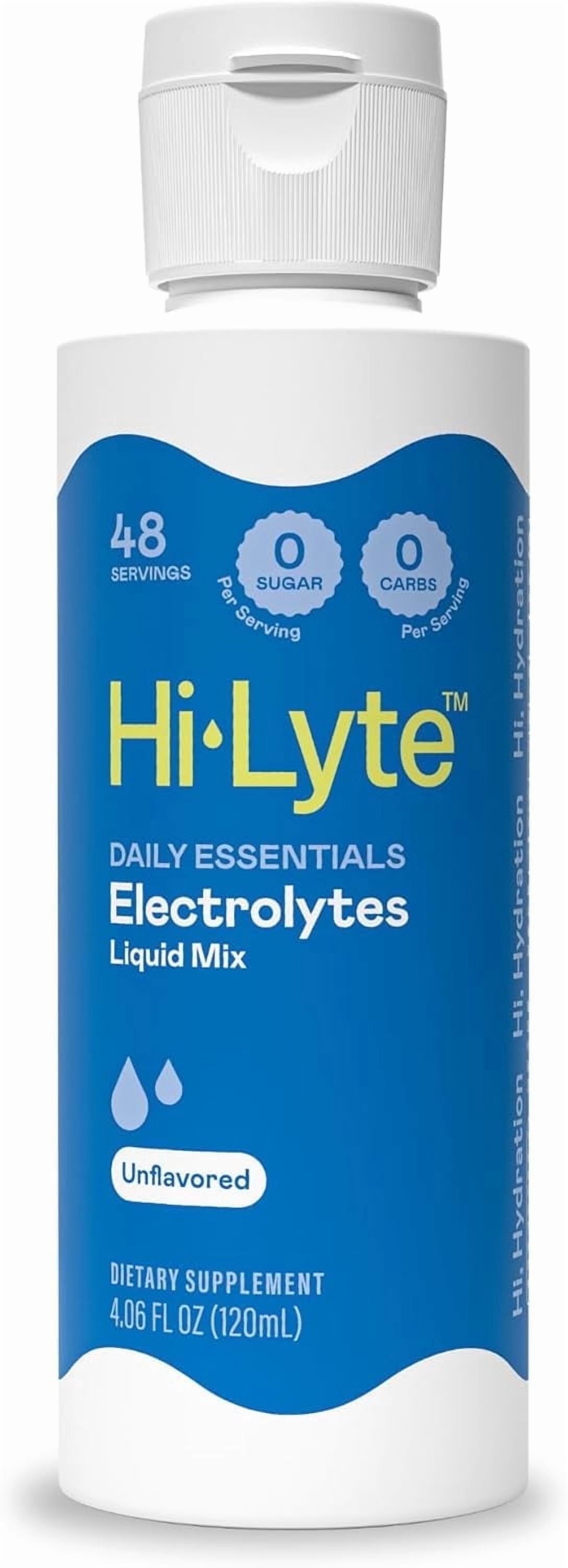 Hi-Lyte Electrolytes Drops Unflavored 48 Servings