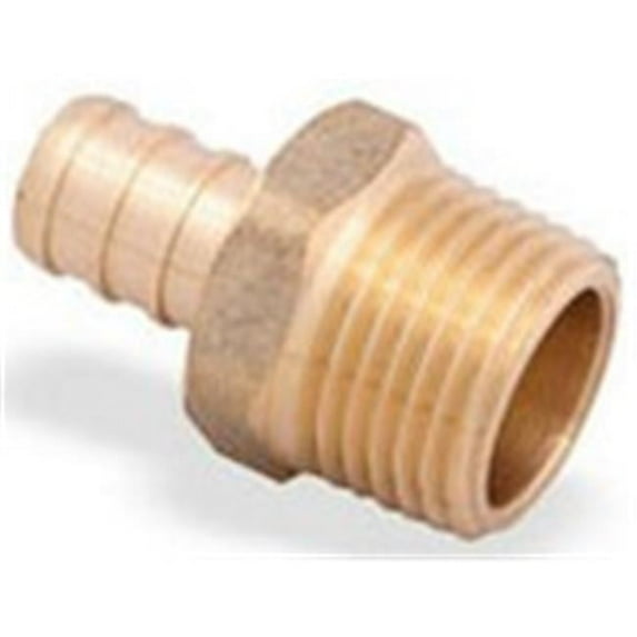 Adapter 0.5 Pex x 0.75 in. MPT Brass