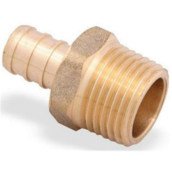 Adapter 0.75 Pex x 0.5 in. MPT Brass