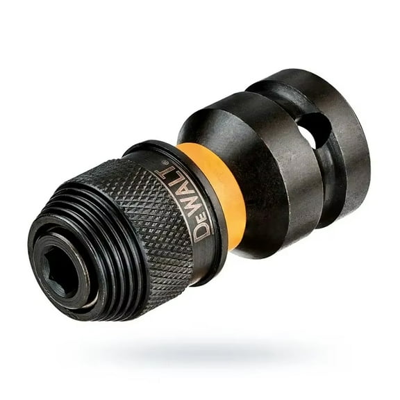 Adapter 1/4" Hex to 1/2" Square Impact Shockproof Electric Wrench Adapter Wrench Converter Power Tool Accessories