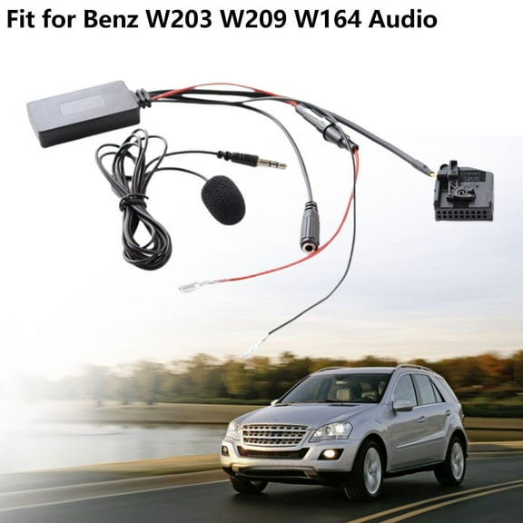 Adapter Adapter AUX Cable Bluetooth-compatible Car Audio For Mercedes Plastic Stereo Car Electronics Under 5.0 Bluetooth