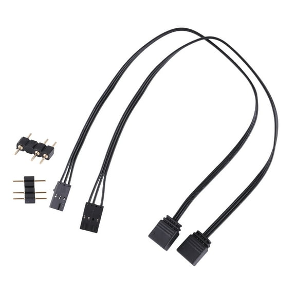 Adapter Cable for Corsairs QL LL120 ICUE Controller RGB to ARGB Expanion Lighting Cord