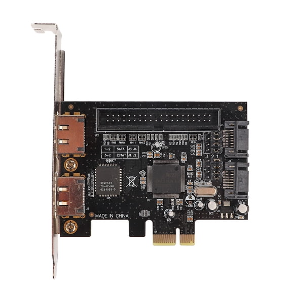Adapter Card, PCIe To ESATA Cards High Speed RAID 0/RAID 1/RAID 0+1 Mode 256 Byte FIFO Port JMB363 Chip For Data Transmission