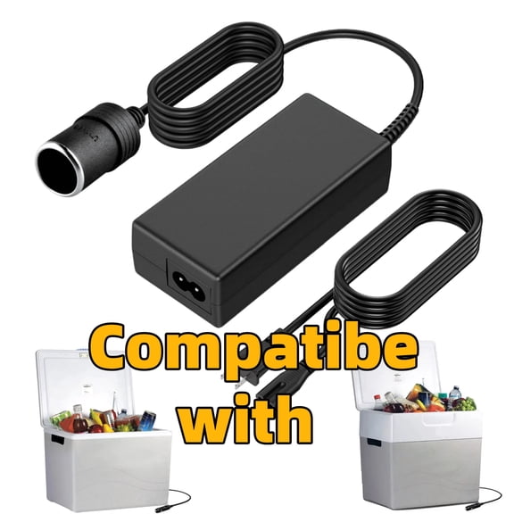 Adapter Charger Compatible with Koolatron Mini Fridge 12-Volt Car Mobile Power Cord