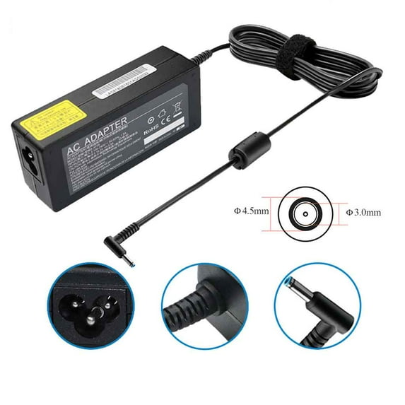 Adapter Charger For HP Stream 11 13 14 15 Notebook PC Series 65W 19.5V 3.33A ( ZA-HP-65W-4530-130)