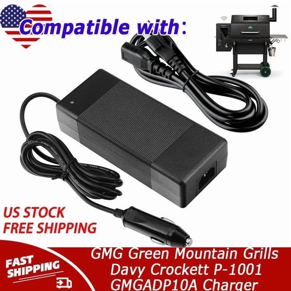 Adapter Compatible with GMG Green Mountain Grills Davy Crockett P-1001 GMG-ADP10A GMGADP10A