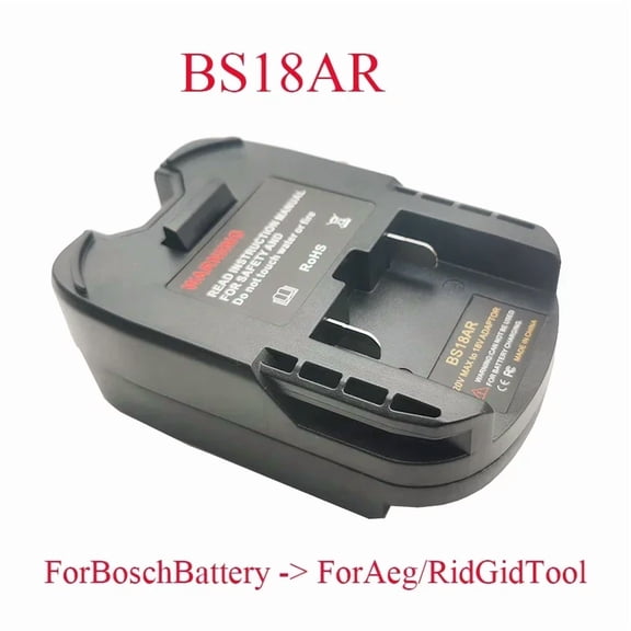 Adapter Converter For Bos*ch 18V BAT609 Battery use For AEG Ridgid 18v power tools