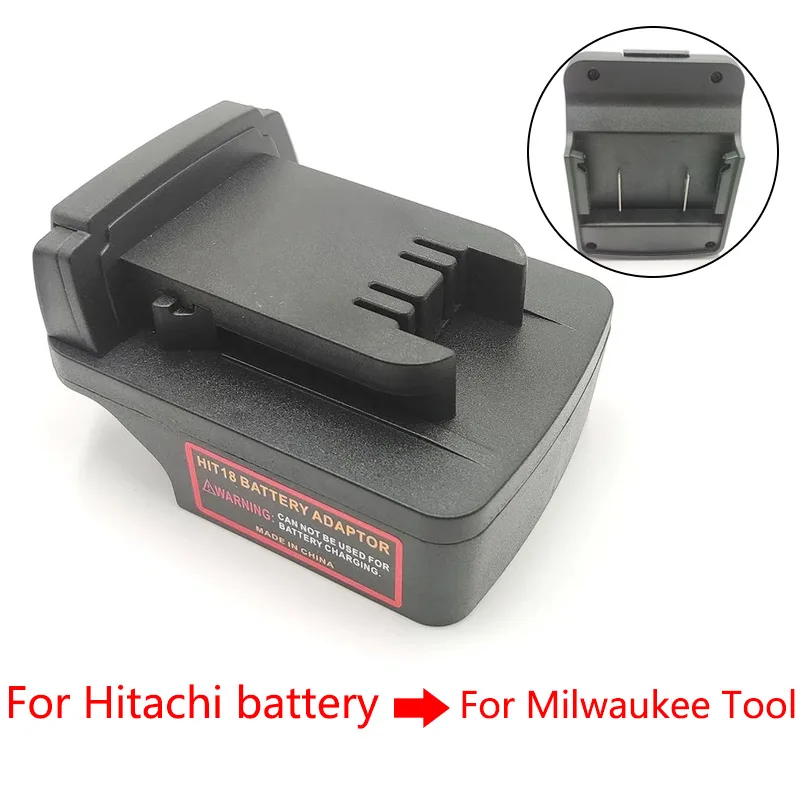 Adapter Converter For Hi*tachi/Hiko*ki 18V Li-Ion Battery change to For Mil*wau*kee 18V Lithium Electrical Power Tool