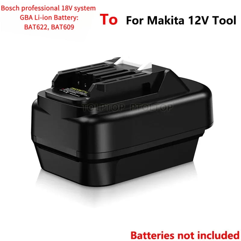 Adapter Converter for Bos.ch 18 Vprofessional system GBA BAT Battery use for Ma*kita 12V power tool