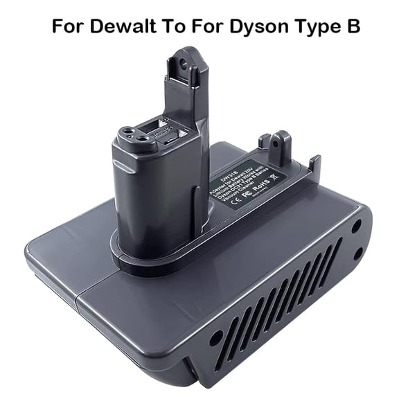 Adapter for Dy.son 21.6V Type-B DC31 DC34 DC35 DC44 DC45 Vacuum Cleaner, Convert for De*walt 20V Lithium Battery to for Dy.son DC31 DC45 Animal Handheld Cordless Vacuum (Only Fit for Type B)