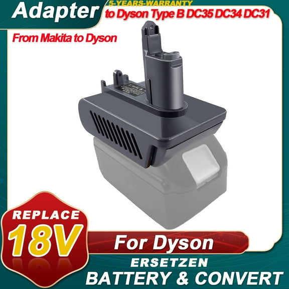 Adapter for Dy_son DC34 Type B Vacuum and for Ma_k_ita 18V Battery to DYS DC31 DC35 DC44 DC45 DC56 DC57 917083-01 202932-02 965557-03 Animal Vacuum Cleaner