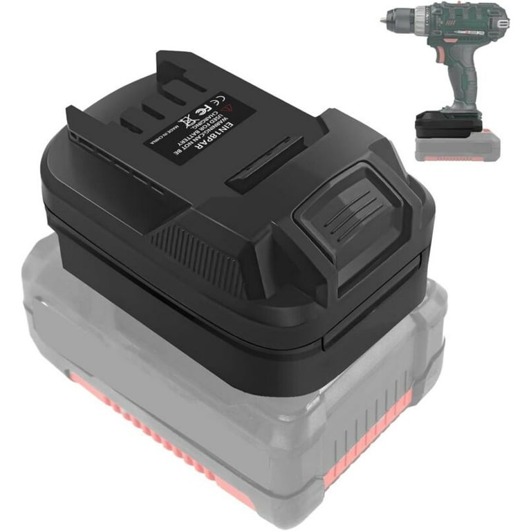 Adapter for Einhell 18 V battery for Parkside 20 V XTeam series power tool battery suitable for Power X Change Plus battery to Pap 20A1 Pap 20B1 Pap 20B3 battery no battery