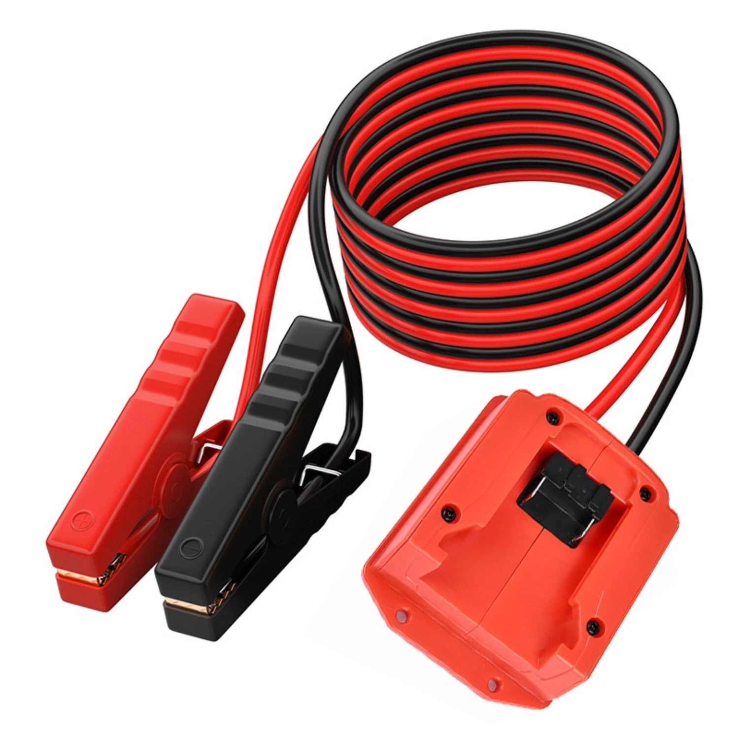 Adapter For Milwaukee 18V with 6FT Jumper Cable Car Battery Charger Jump Starter