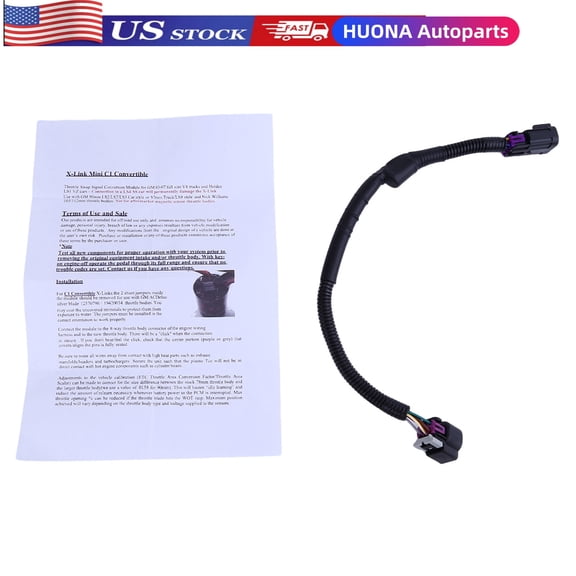 Adapter Harness Module E3200, SDTRKADPT Compatible for TBSS LS2 LS3 or LS7 8 Pin To 6 Pin DBW