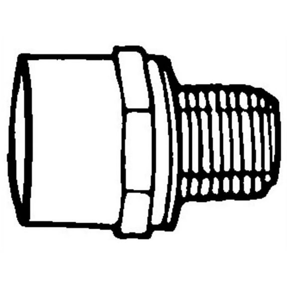 Adapter,M 1-1/2"Sch-80 Pvc