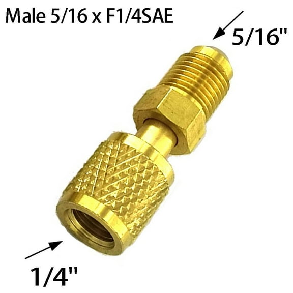 Adapter Male 5/16 X F1/4 Sae for Air Conditioning S R32 R410A