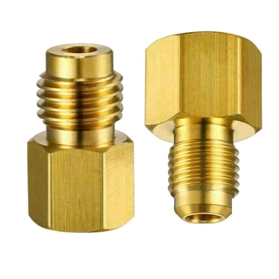 Adapter R410A 1/4 Sae Quick Connector To 1/2Acme/ 1/2Acme To 1/4Sae Connector YIWEI