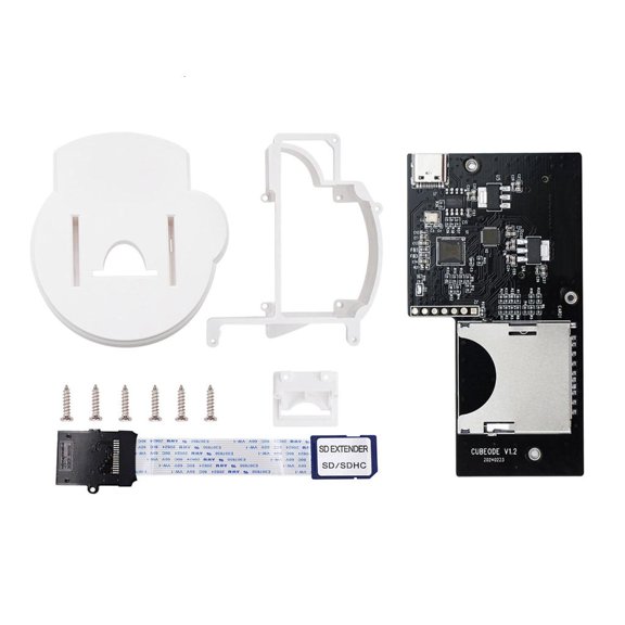 Adapter Replacement Optical Drive Emulator for Game Console Upgraded Loder Emulator with Screws