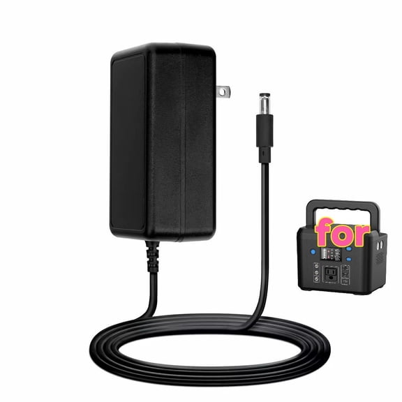 Adapter compatible with powkey R180 200W Portable Power Station,Powkey 120Wh/33,000mAh Power