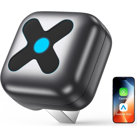 Adapter for &, 3s Auto-Connect, 5.8GHz WiFi, 5.4, Convert Wired to , No Delay, USB-C/USB-A/Extension , Compatible with iOS10+/Android 10+