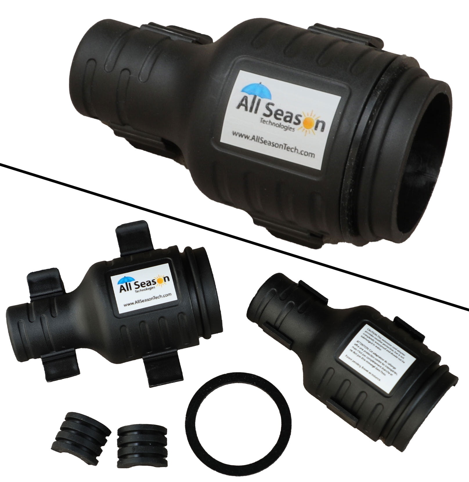 Adapter for All Season Outdoor Weatherproof Extension Cords