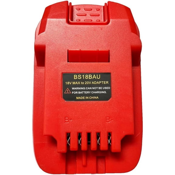 Adapter for Bauer 20v MAX Cordless Power Tools Compatible with Bosch 18V GBA Series Lithium Batteries Converter