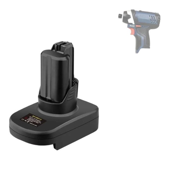 Adapter for Bos*ch professional 18V system GBA BAT609 battery use on Bos.ch 12V Power tools