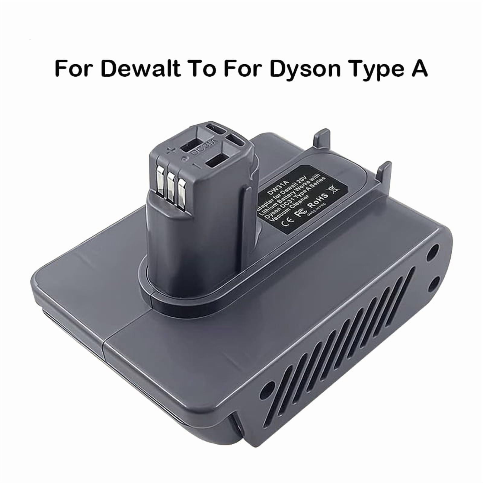 Adapter for De*walt 20V for Dy*son DC31 DC35 Battery Type A DC34 DC35 DC44 DC45 917083-01 Handheld Vacuum Cleaner