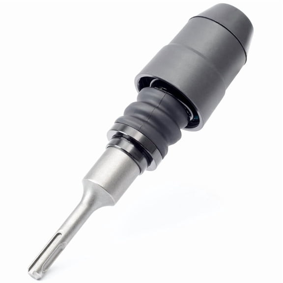 Adapter for SDS-Plus to SDS-Max 8-1/4 Inches Long Compatible with Rotary Hammer Alloy Steel Black Adapter