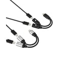 thumbnail image 1 of Dual Lightning Headphone Jack Adapter(2 Pack)for Apple MFi Certified Aux Audio Charger Cable Splitter for iPad for iPhone 14 13 Pro Max Connector Double Lighting Phone Charging Earphone Music Dongle, 1 of 7