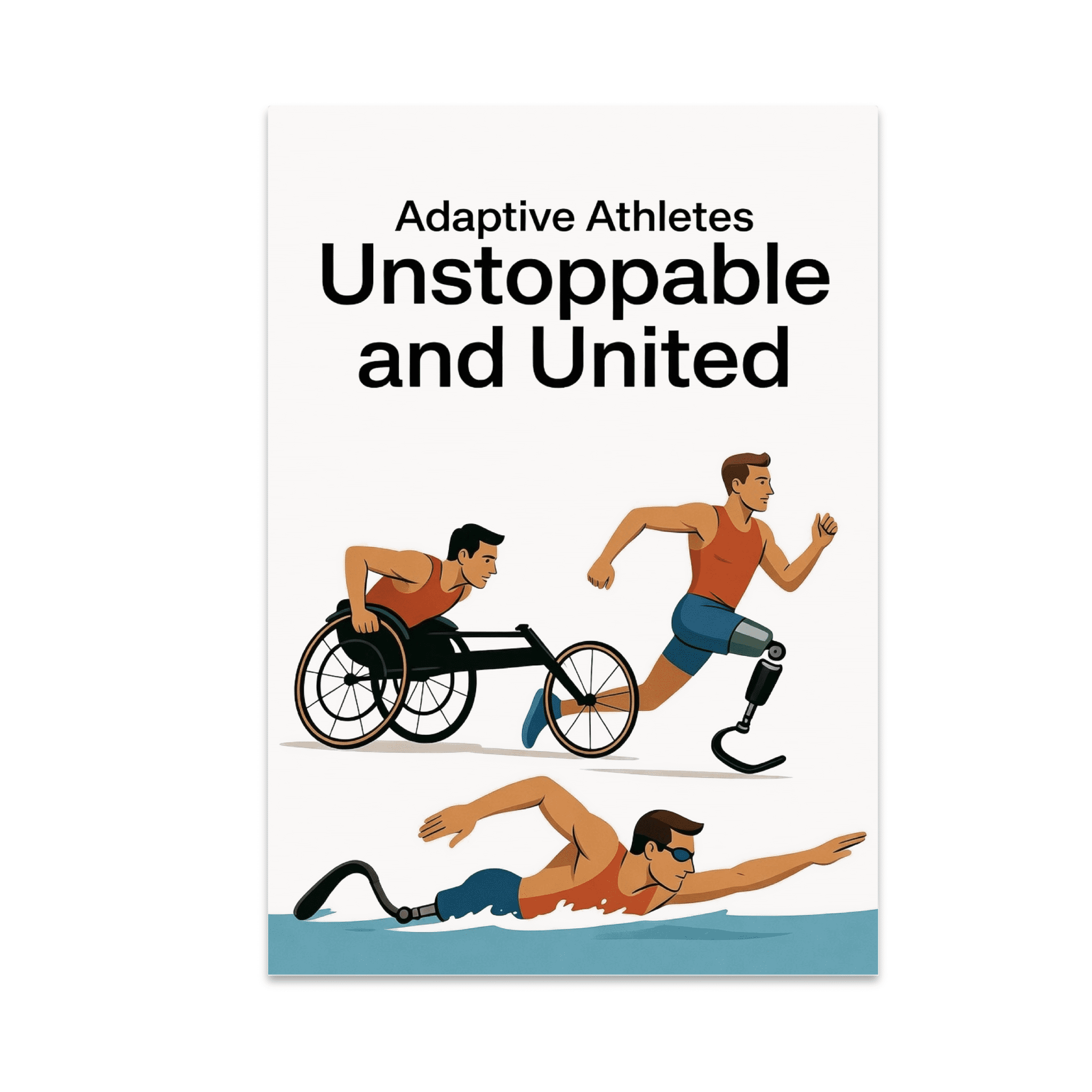 Adaptive Athletes Unstoppable and United - Sports Enthusiast - 13x19 ...