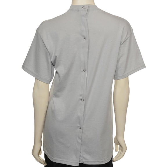 Adaptive Back Snap T-Shirt -Short Sleeve for Men or Women