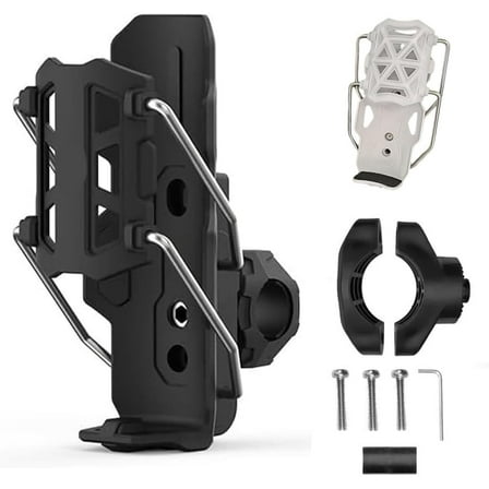 Adaptive Cycling Bottle Holder, Water Bottle Mount for Bike, Motorcycle Bottle Holder, Two-Wheeled Universal Automatic Clamping 360-Degree Adjustable Cup Holders