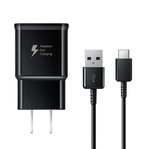 Adaptive Fast Charger Compatible with Google Pixel XL [Wall Charger + Type-C USB Cable] Dual voltages for up to 60% Faster Charging! BLACK