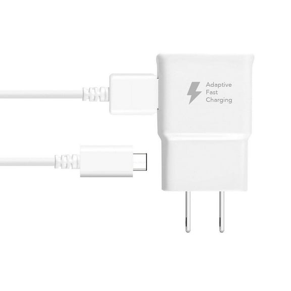 Adaptive Fast Charger Compatible with LeEco Le Pro3 [Wall Charger + Type-C USB Cable] Dual voltages for up to 60% Faster Charging! WHITE