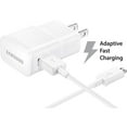 thumbnail image 1 of Adaptive Fast Charger Compatible with Samsung Galaxy J3 Emerge [Wall Charger + 5 Feet USB Cable] WHITE, 1 of 1